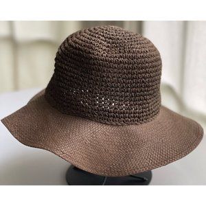 J Crew floppy straw hat